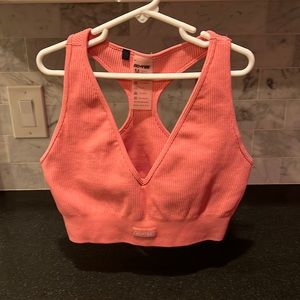V neck sports bra